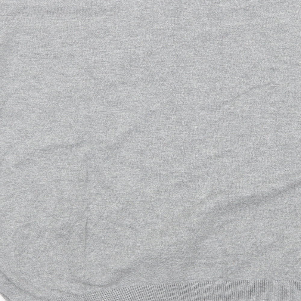Brand and care label for Next women’s grey jumper, size UK 14, - deer