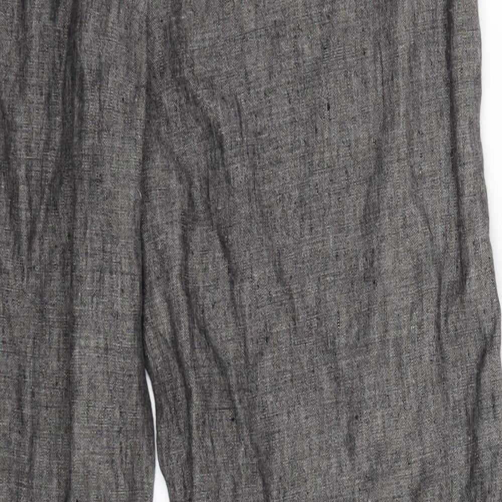 ALEX Womens Grey Trousers Size 14 L27 in