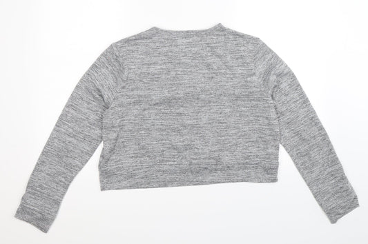 Boohoo Womens Grey Pullover Jumper Size L