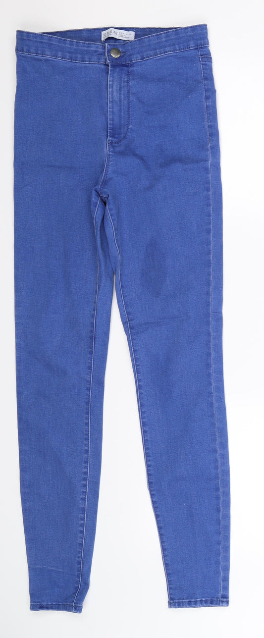 Additional front view of Denim Co women’s blue denim jegging jeans, size UK 10, 28-inch leg