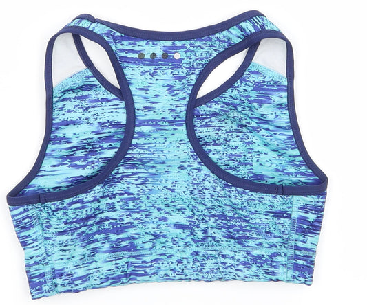 souluxe Girls Blue Basic Tank Size 10-11 Years