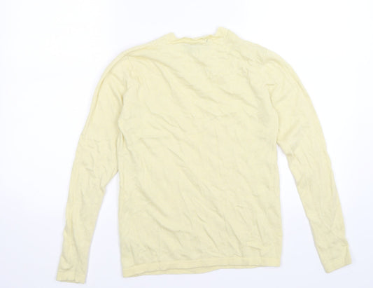 dorothy per Womens Yellow Striped Knit Pullover Jumper Size 8