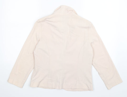 Dorothy Perkins Womens Beige Jacket Blazer Size 12 - waterfall