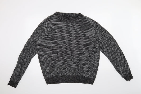George Mens Grey Pullover Jumper Size L