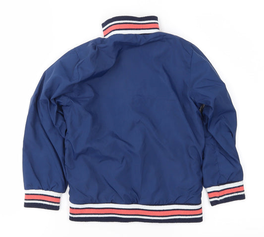 Preworn Boys Blue Jacket Size 4-5 Years