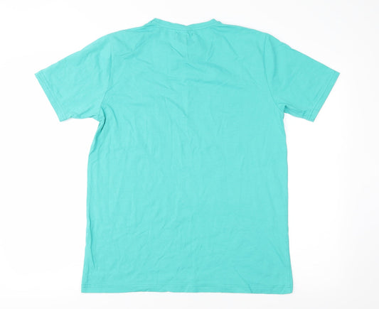 red sports Mens Blue T-Shirt Size L