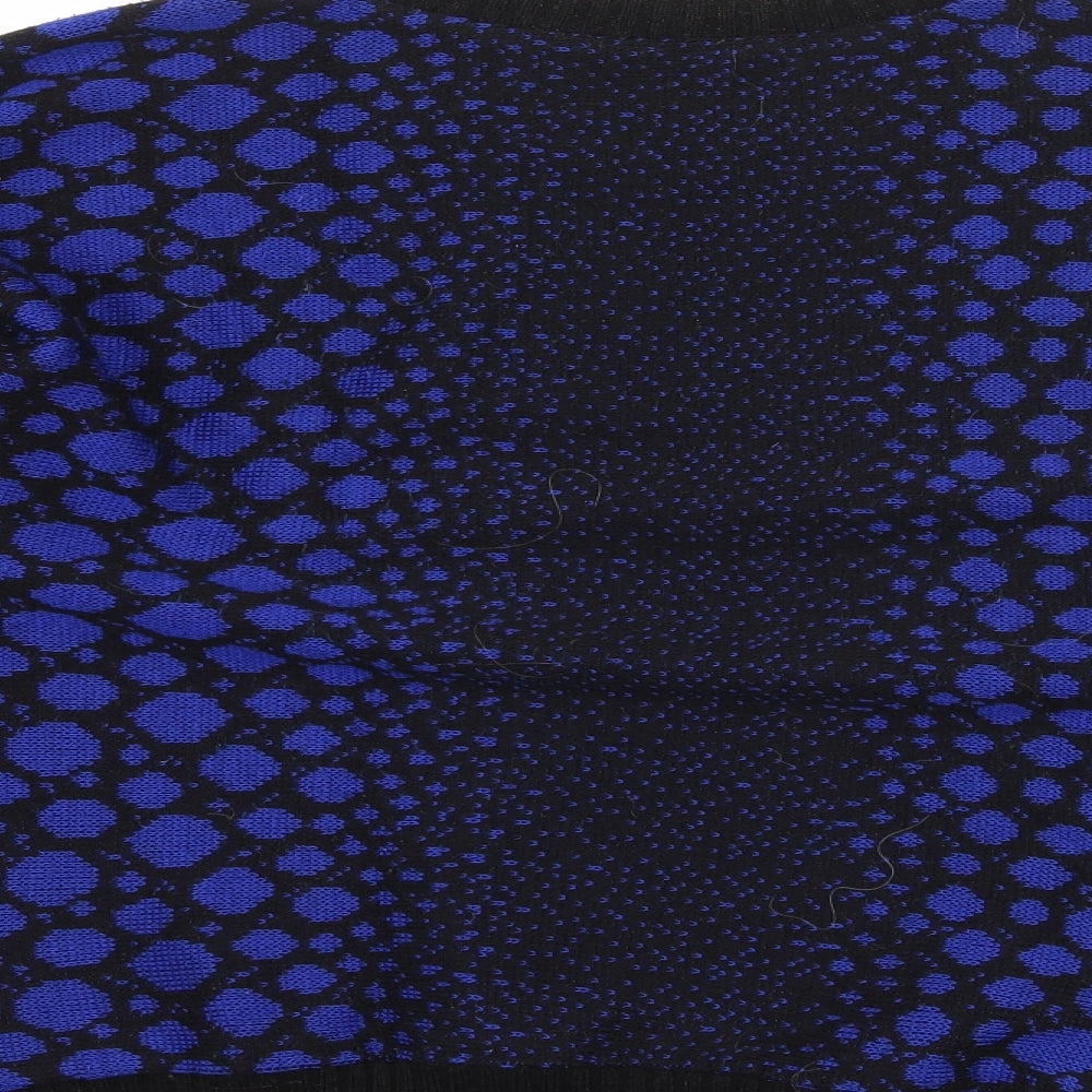 Canada Womens Black Polka Dot Pullover Jumper Size 16