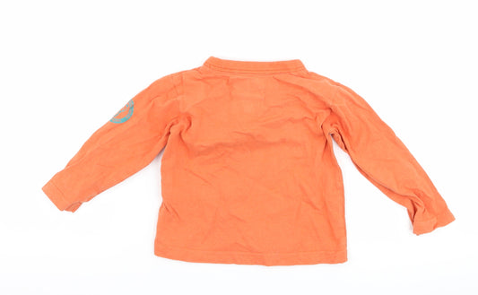 RJR.John Rocha Boys Orange Basic T-Shirt Size 12-18 Months
