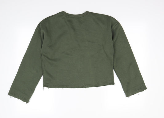 New Look Womens Green Pullover Jumper Size 6