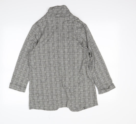 new look Womens Black Check Jacket Size 10
