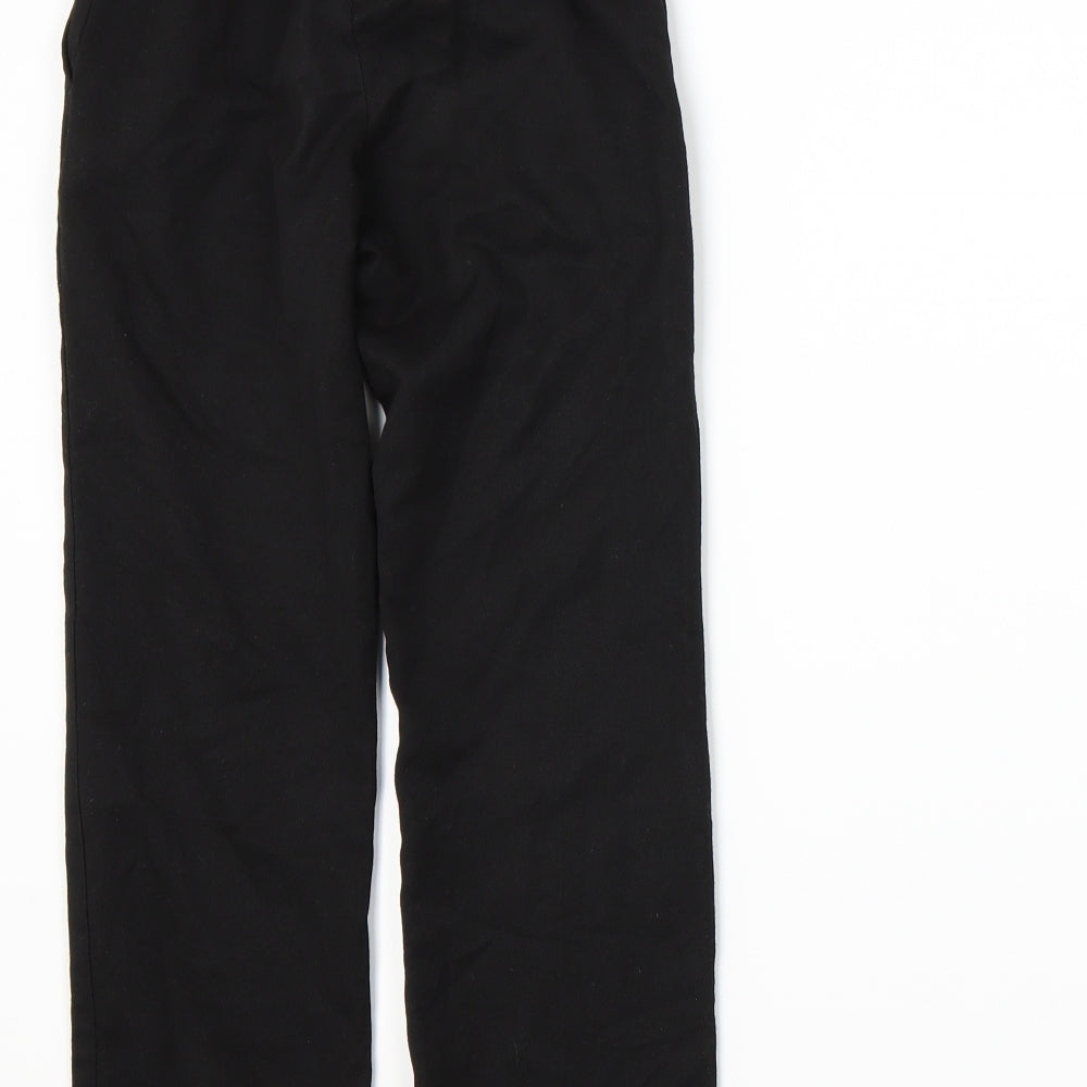 Brand and care label for George girls’ black dress pants trousers, size 6-7, years