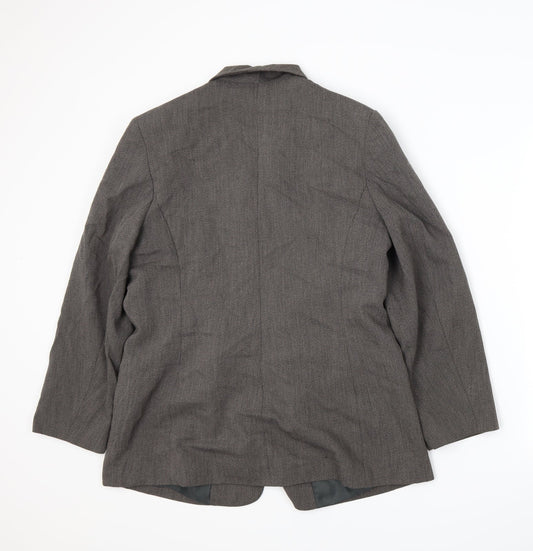 BHS Womens Grey Batik Jacket Suit Jacket Size 16
