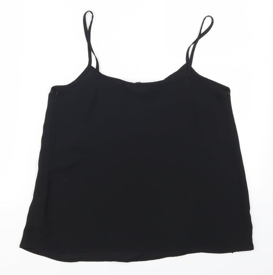 New Look Womens Black Basic Tank Size 8