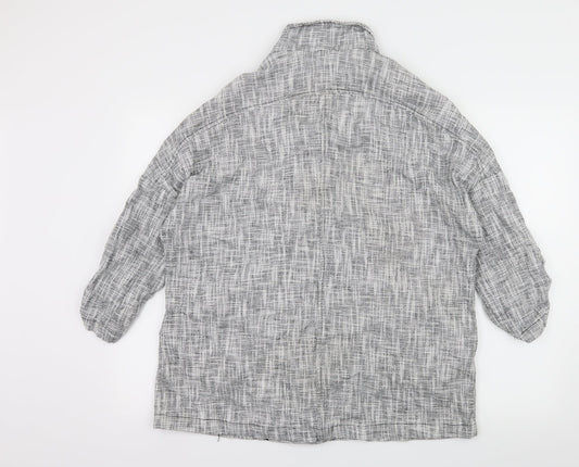 New Look Womens Grey Jacket Size 14