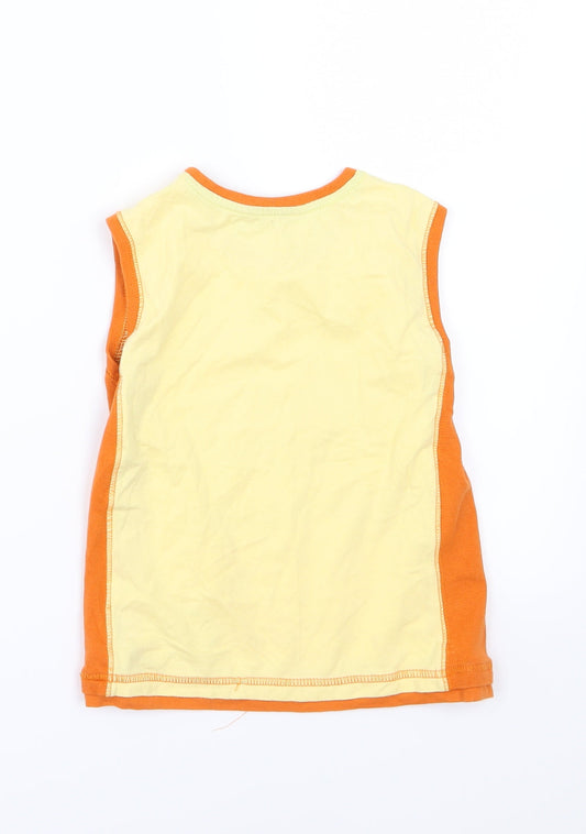 George Boys Yellow Jersey Basic Tank Size 4-5 Years - Beach Buggy
