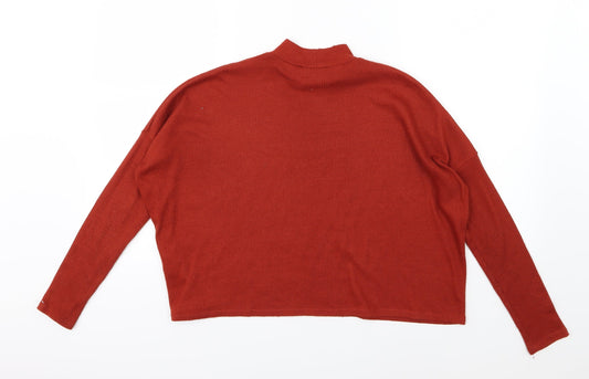 Divided by H&M Womens Brown Knit Pullover Jumper Size S