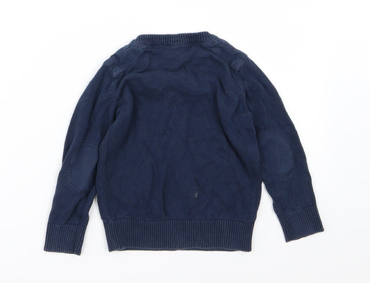 Palomino Boys Blue Knit Pullover Jumper Size 3 Years