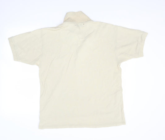 Preworn Mens Beige Polo Size L