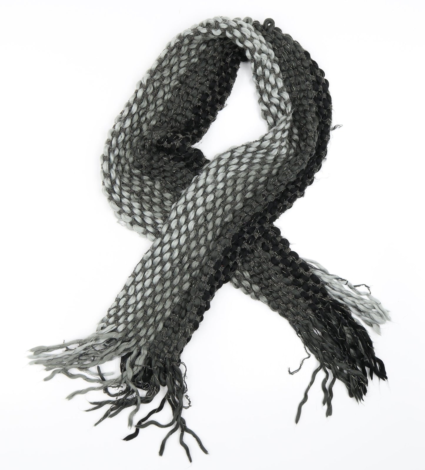 Preworn Womens Grey Scarf