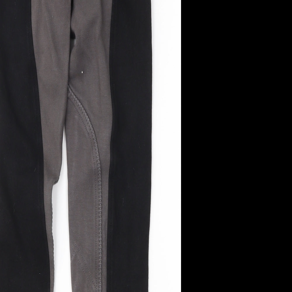 Brand and care label for Gallop women’s black trousers, size UK 24, in, 27-inch leg - jodhpurs