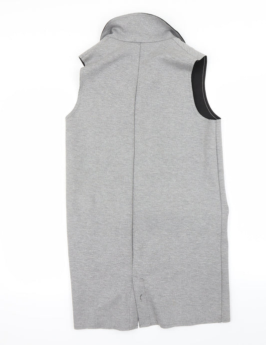 Topshop Womens Grey Cardigan Jumper Size 8