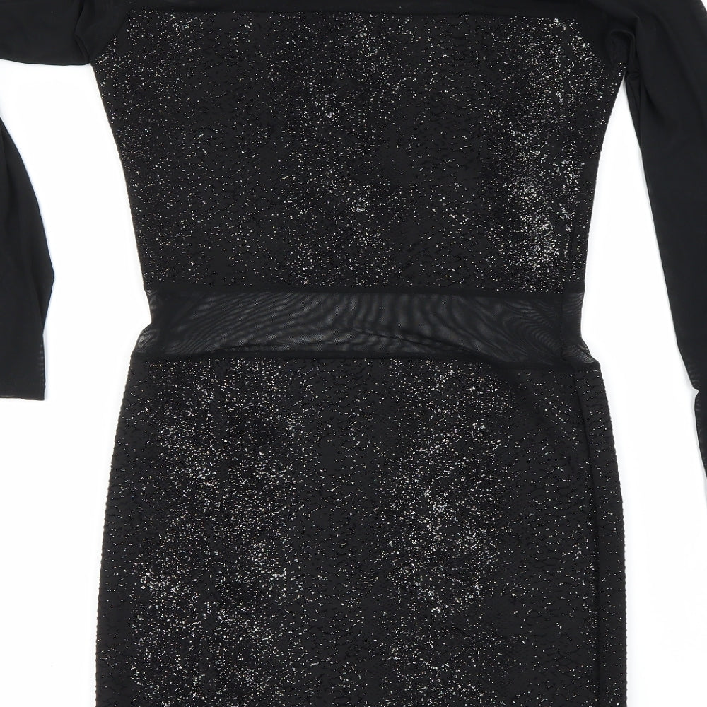 MissLook Womens Black Bodycon Size 10