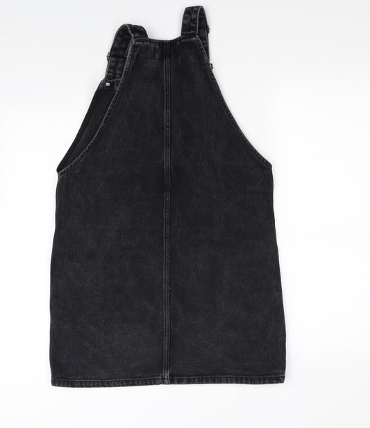 deniem Womens Black Jumpsuit One-Piece Size 8