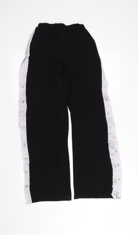 pretty little thing Womens Black Trousers Size 8 L22.5 in