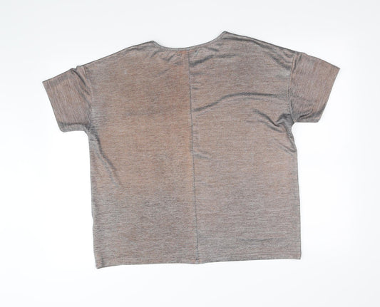 Papaya Womens Grey Basic Blouse Size 12