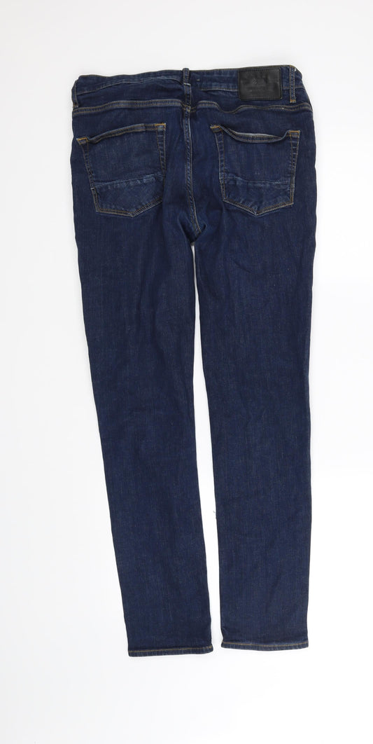 River Island Womens Blue Straight Jeans Size 34 in L31 in