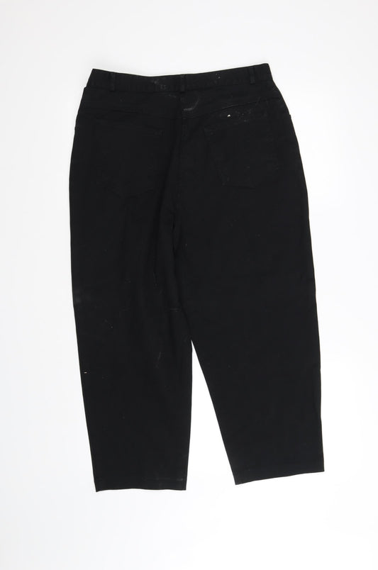 pre worn Mens Black Trousers Size 18 L29 in