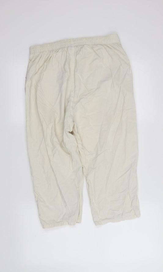 luce sport Womens Yellow Trousers Size L L24 in