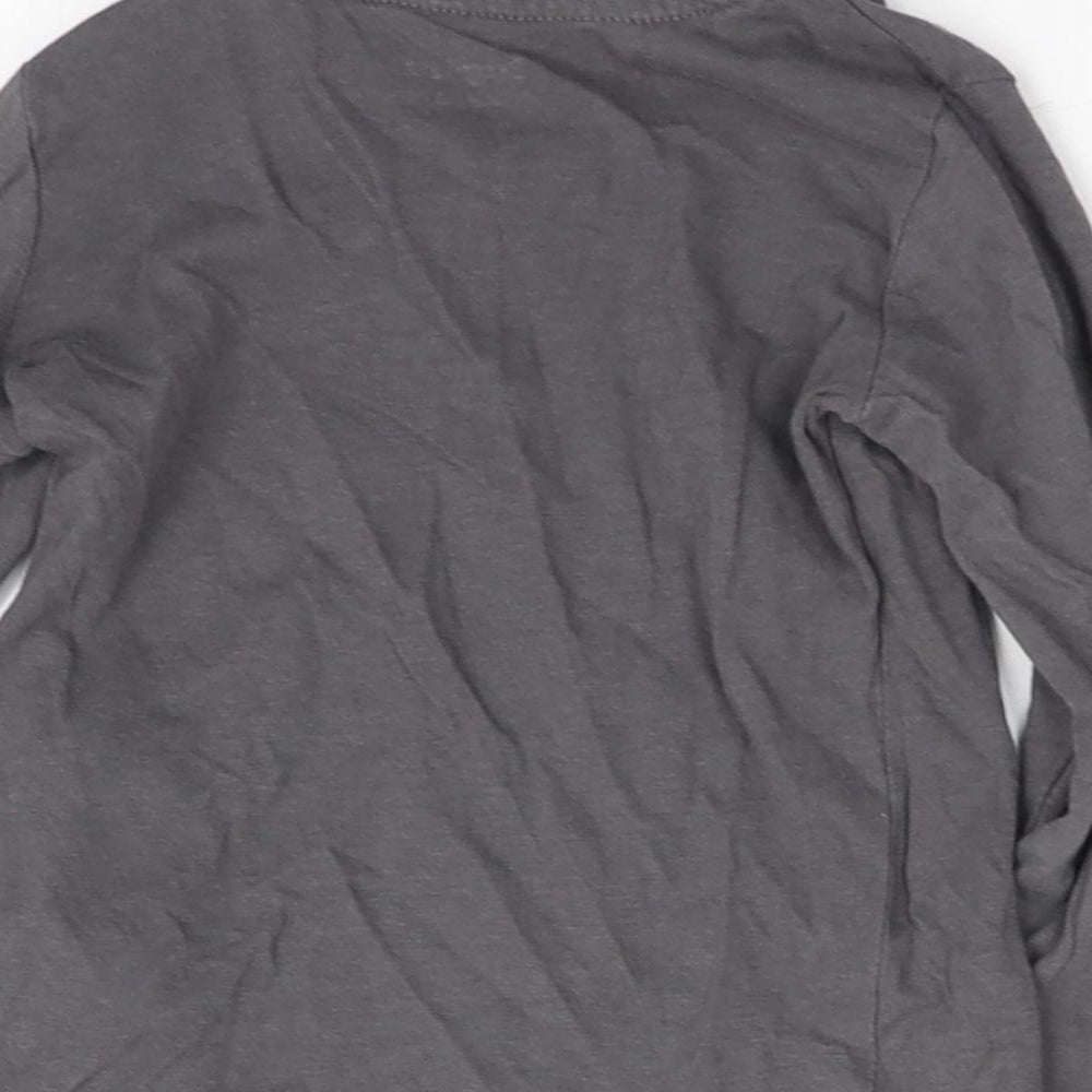 Brand and care label for iupter Grey Basic T-Shirt, size 12-18, Months
