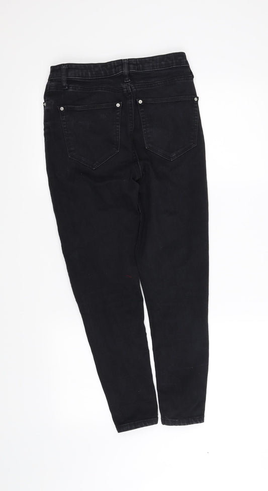 denim Womens Black Straight Jeans Size 10 L28 in