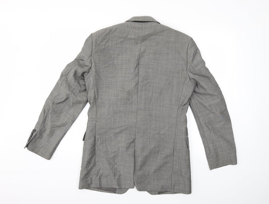 Linea Mens Grey Jacket Suit Jacket Size 36