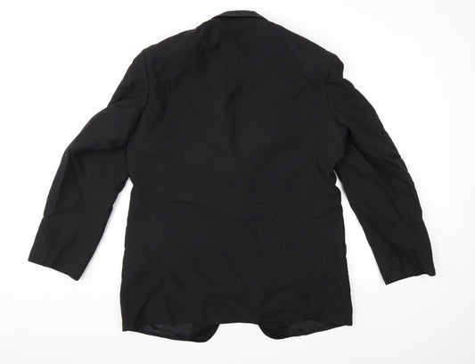 Marks and Spencer Mens Black Jacket Suit Jacket Size 42
