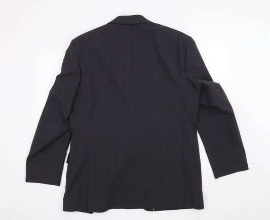 Preworn Mens Grey Jacket Suit Jacket Size 42
