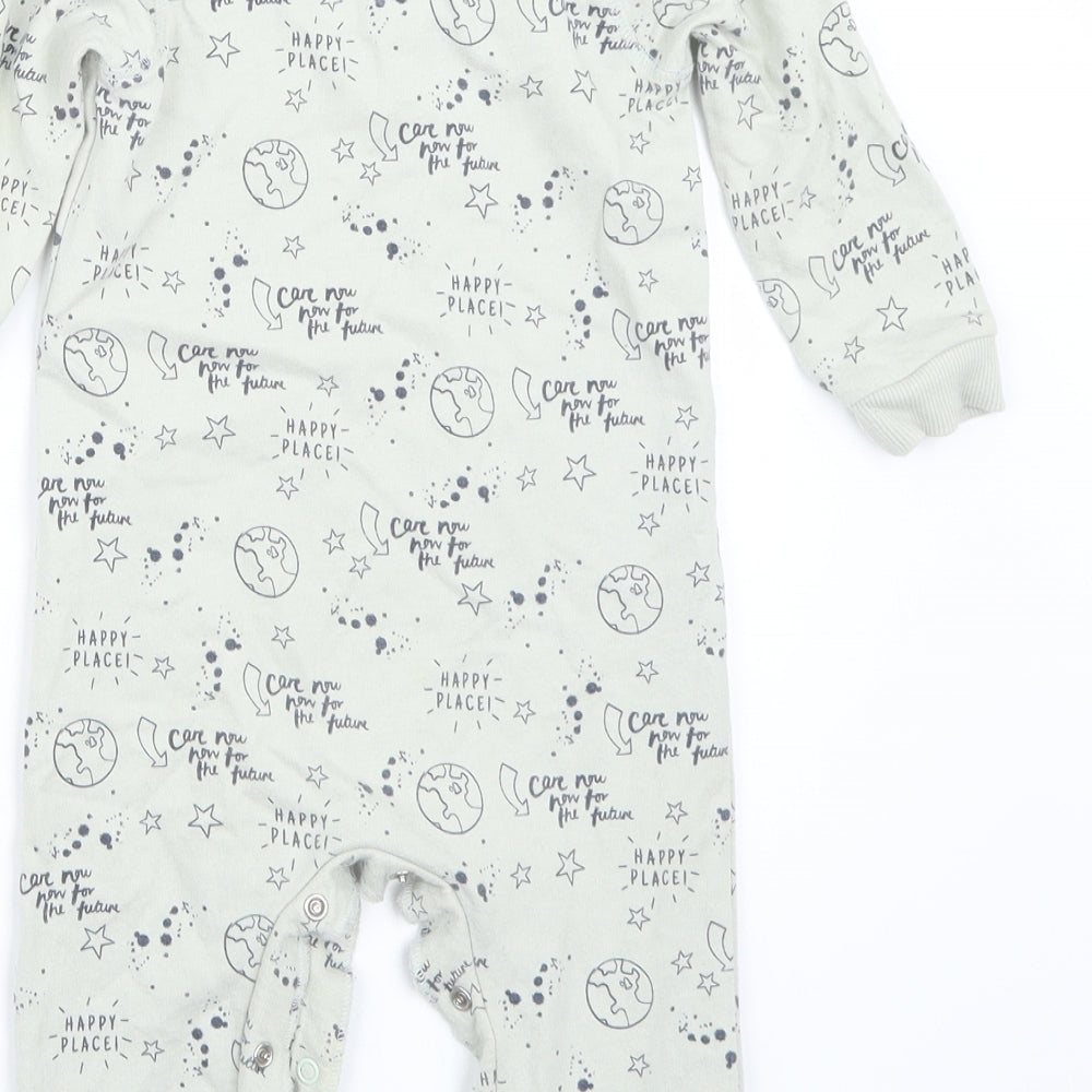 Fearne Baby Grey Babygrow One-Piece Size 9-12 Months