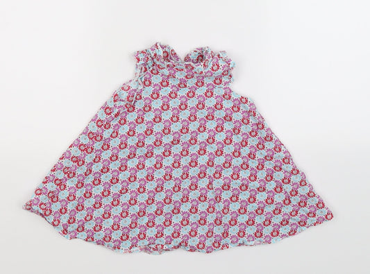 Cherokee Girls Multicoloured Floral Fit & Flare Size 9-12 Months
