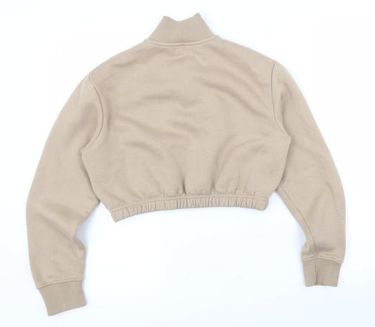 Boohoo Womens Beige Pullover Jumper Size 8