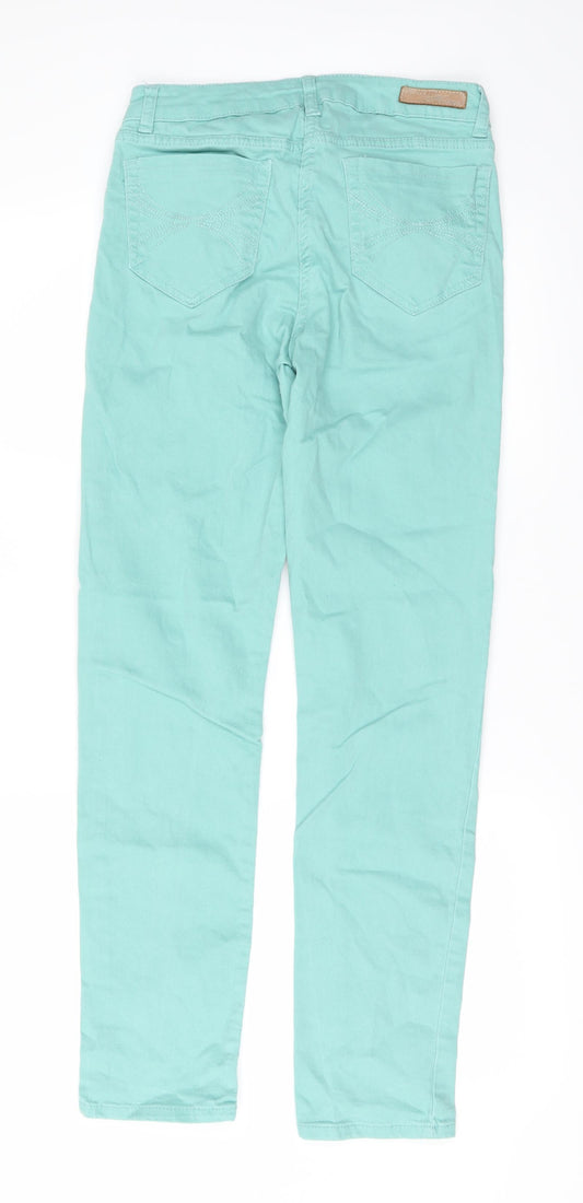 FALMER Womens Blue Straight Jeans Size 10 L28 in