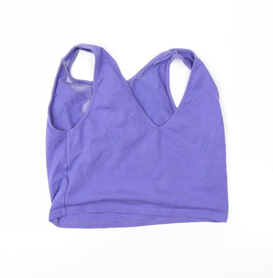 Oxxo Girls Purple Basic T-Shirt Size L