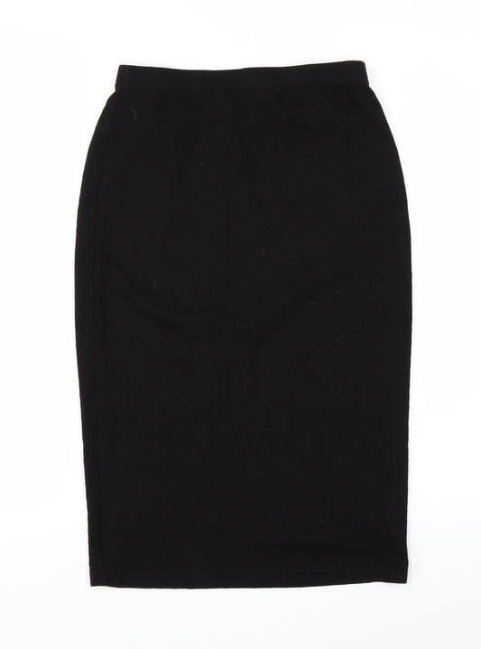 Bozzolo Womens Black A-Line Skirt Size S