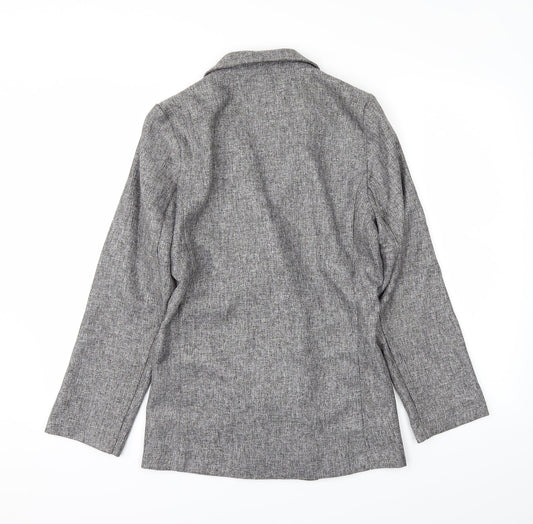 Primark Womens Grey Overcoat Coat Size 10