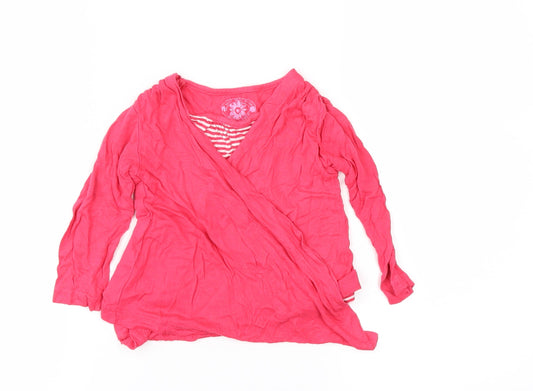 Additional front view of Preworn girls’ pink jumper, size 18-24, months