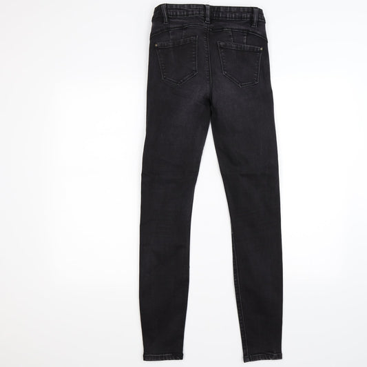 denim co Womens Black Denim Skinny Jeans Size 10 L29 in