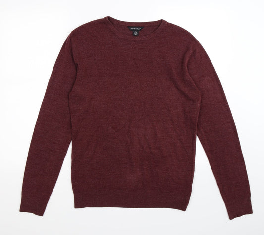 cedarwood state Mens Red Knit Pullover Jumper Size M