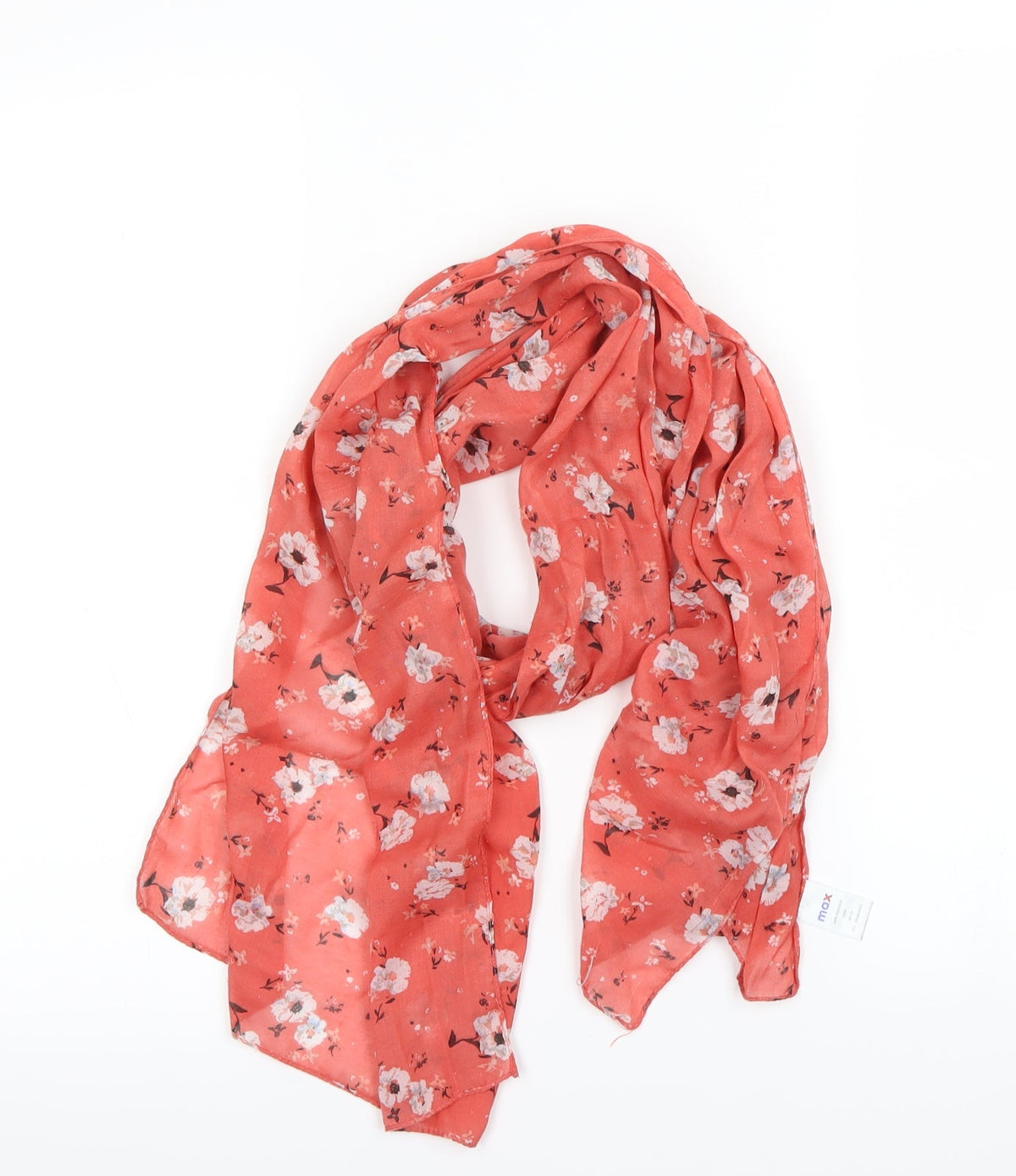 Front view of max women’s multicoloured floral scarf