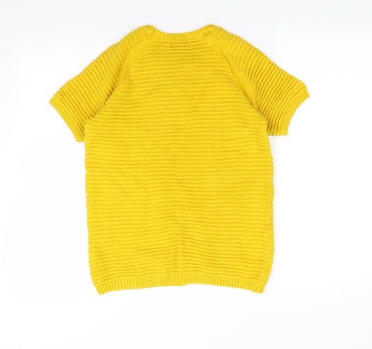 Papaya Womens Yellow Pullover Jumper Size 12