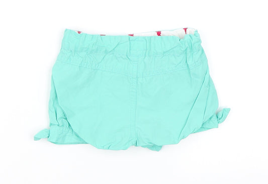 mamas & papas Girls Blue Cargo Trousers Size 3-6 Months - Shorts